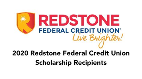 redstone federal credit union scholarship